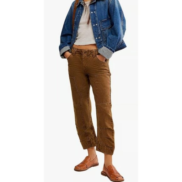 Brown Women's Casual Pants - Picture 4 of 7